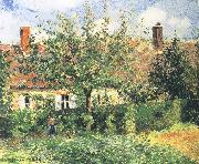 Camille Pissarro Farmhouse painting